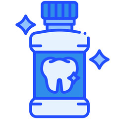 Mount Wash Blue Color Icon