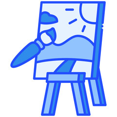 Painting Blue Icon