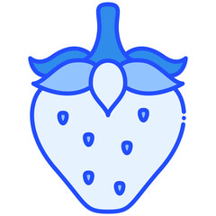 Strawberry Blue Icon