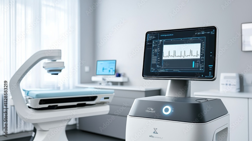 Poster state of the art diagnostic system revolutionizing healthcare with advanced technology and precision