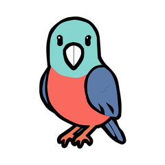 Obraz premium Cartoon bird