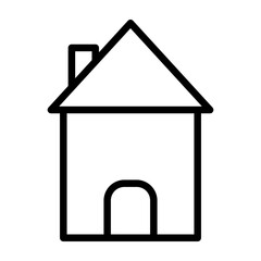 Home Vector Line Icon Design