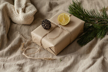 eco-friendly gift wrapping using botanical paper
