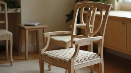 Vintage Dining Chair with Modern Twist