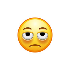 Emoji with Bags under eyes