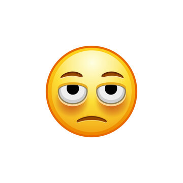 Emoji with Bags under eyes
