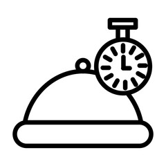 Order Pending Vector Line Icon Design