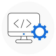 Software Development Icon, Mastering the Art of Agile Software Engineering, Building Innovative Solutions Through Software Development