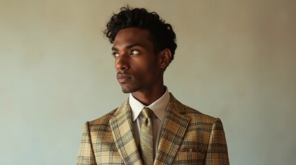 Obraz premium Portrait of a Person in a Suit