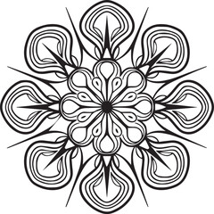 Mandala Silhouettes for Meditation Spaces