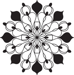 Mandala Silhouettes for Stained Glass Projects