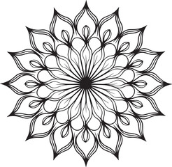 Ornamental Mandala Pattern with Intricate Details