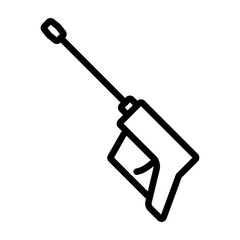 Spray Gun Vector Line Icon Design