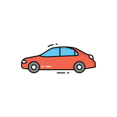 Fototapeta premium Car vector icon