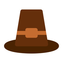 pilgrim icon flat style