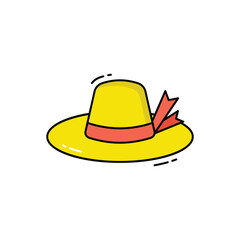 Pamela Hat vector icon