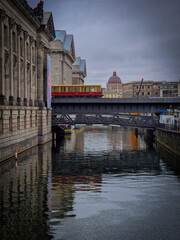 River with train