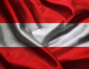 Flag of Austria. Fabric texture of the flag of Austria.