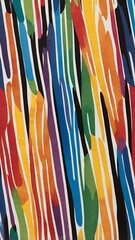 Vibrant Stripes on Black or White Background for Bold Design