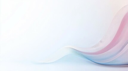 Fototapeta premium Abstract flowing shapes in soft pastel colors create a serene and calming atmosphere.