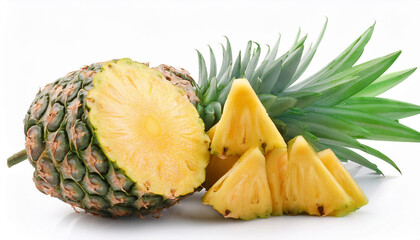 Pineapple isolated on a white background