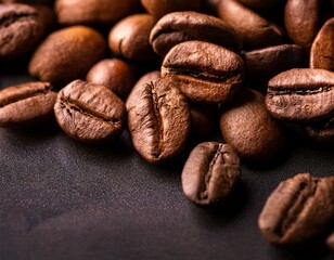 Naklejka premium Coffee Splash with Coffee Beans Isolated on White Background