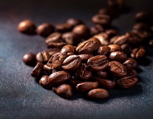 Naklejka premium Coffee Splash with Coffee Beans Isolated on White Background