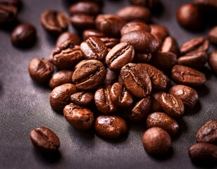 Naklejka premium Coffee Splash with Coffee Beans Isolated on White Background