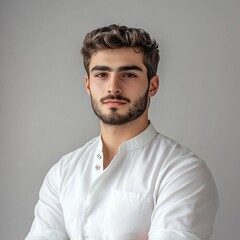 Young Greek Restaurateur Portrait