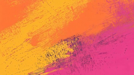 orange and pink simplistic comic book style background
