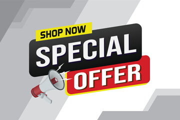 Special offer final sale tag. Banner design template for marketing. Special offer promotion or retail. background banner modern graphic design for store shop, online store, website, landing page

