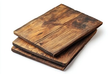 Isolated 2x4 wood boards isolated on white background