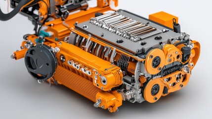 Technician inspecting ev battery cooling system standards automotive workshop technical procedure indoor environment focused viewpoint on technology for optimal performance