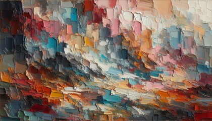 abstract colorful background with splashes