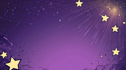 purple simplistic comic book style background
