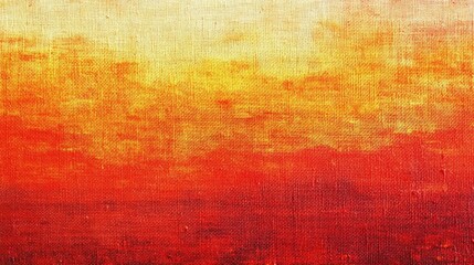Abstract Warm Color Gradient Canvas Painting