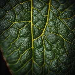 A vibrant scene of lush green plants thriving in a serene natural environment. The plants include ferns, succulents, and flowering species, each glowing with dew under a soft golden morning light.