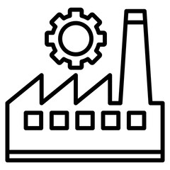 industrial single icon