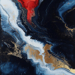 Abstract and colorful paint