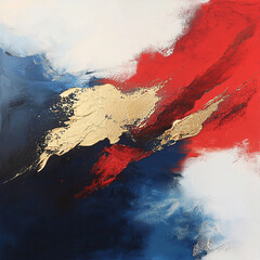 Abstract and colorful paint