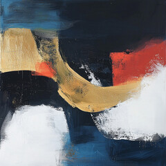 Abstract and colorful paint