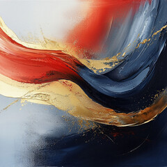 Abstract and colorful paint