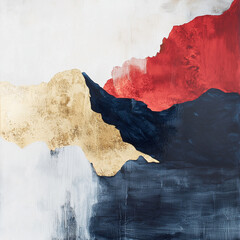 Abstract and colorful paint