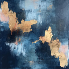 Abstract and colorful paint