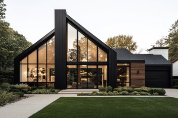 Unique perspectives in modern home design asymmetrical rooflines
