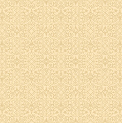 vintage background with ornament, Digital Border illustration, manually illustrated for textile print design