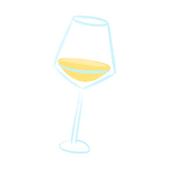 glass of wine
