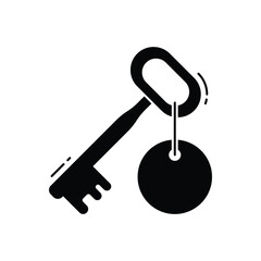 Room Key vector icon