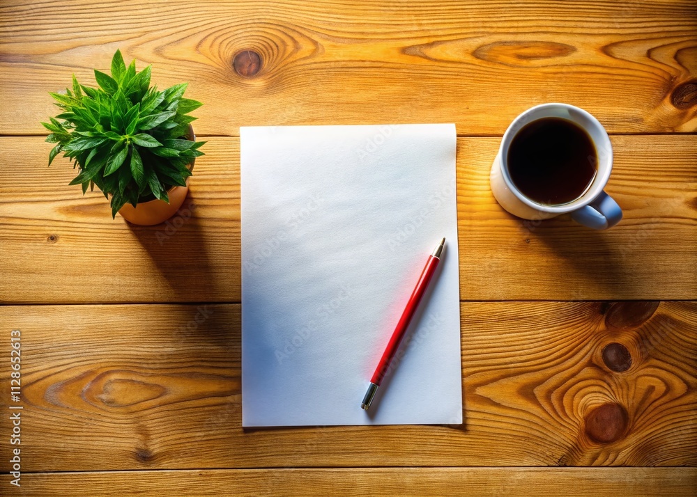 Poster blank paper background for creative projects, writing, and design layouts with rule of thirds compos
