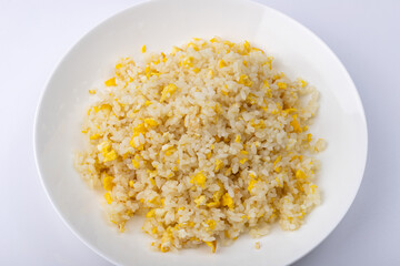 Egg fried rice food